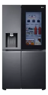 Nevecón LG Side By Side Instaview Door-in-doorcraf Ice Color Negro 110V