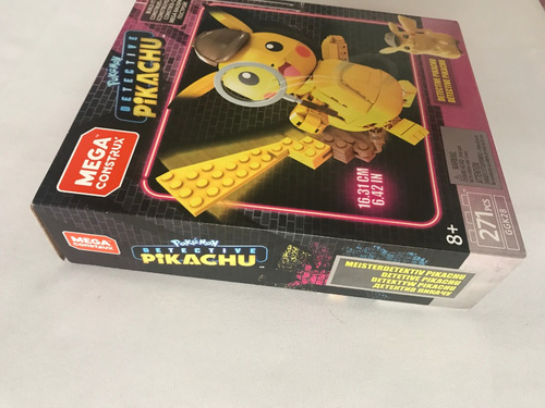 Detective Pikachu Mega Construx Ggk28 271pz Pokemon 16.3cm 271 (Usado)