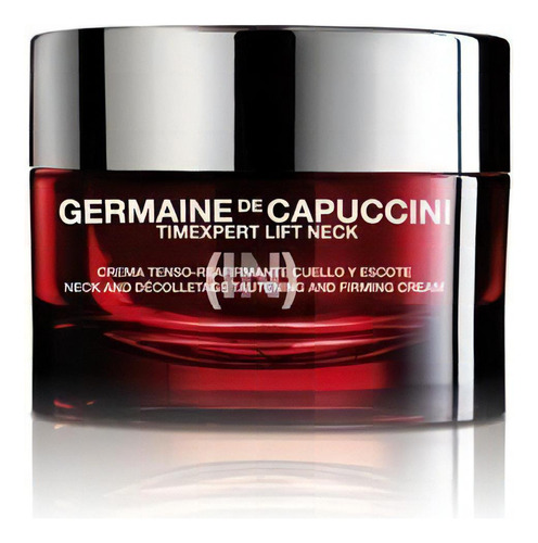 Crema Tenso Reafirmante Cuello y Escote Germaine de Capuccini Timexpert Lift (In) para todo tipo de piel de 50mL