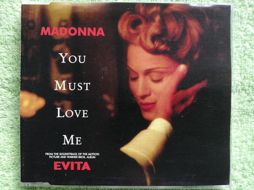 Eam Cd Single Madonna You Must Love Me 1996 Evita Europeo