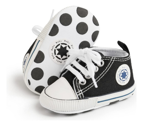 Kidsun - Zapatos Deportivos Unisex De Cana Alta Para Bebes, 