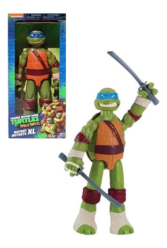 Tortuga Ninja Teenage Mutant Xl Ninja Clásica Leonardo