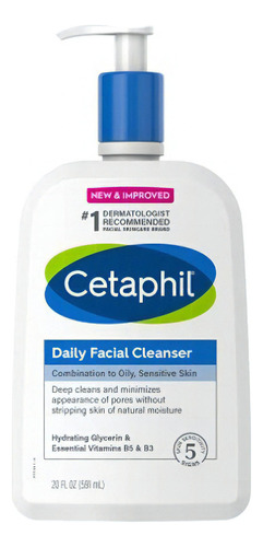 Limpiador facial diario Cetaphil, tiempo de aplicación: día/noche, tipo de piel sensible