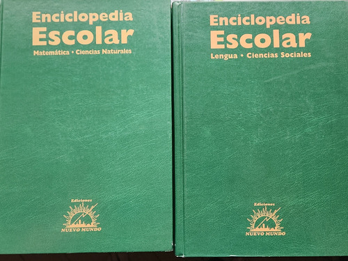 2 Enciclopedias Escolar. Matem Y Lengua Csnaturales, Soc 