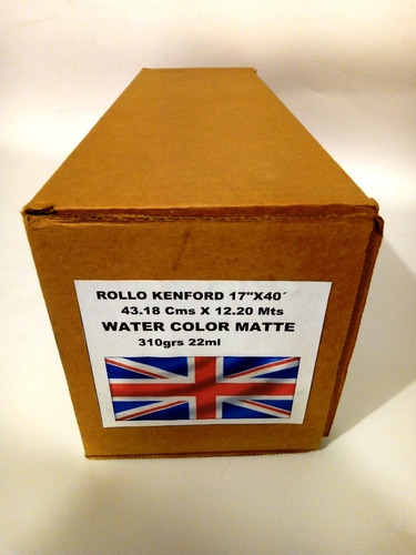 Rollo Fotografico Kenford #1 Water Color Mate 17x40 Fine Art