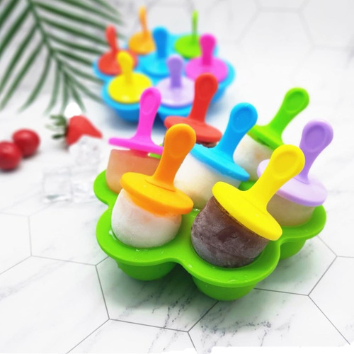 Moldes De Silicona Para Paletas, Mini Molde Para Paletas De
