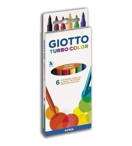 Marcador Giotto Turbo Color X 6