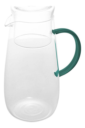 Jarra Wolff Fun De Vidro Borossilicato Com Alça Verde 1,3l