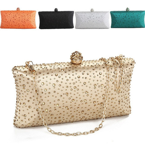 Clutch Box Crystal Night Bags Para Mujer Bolsos De Fiesta Nu