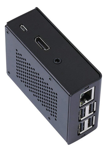 Carcasa Aluminio For Raspberry Pi3 B+ Con Soporte Vesa
