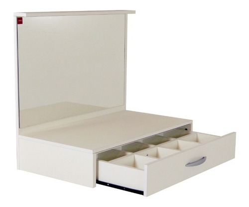 Imagen 3 de 8 de Tocador Organizador Cosmeticos Maquillador Espejo Flotante
