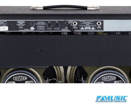 Amplificador Guitarra Fender 68 Custom Twin Rev 85w Btq Fcs