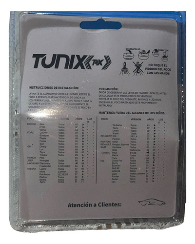 Lámpara Halogena Tipo Xenon H7 12v55w