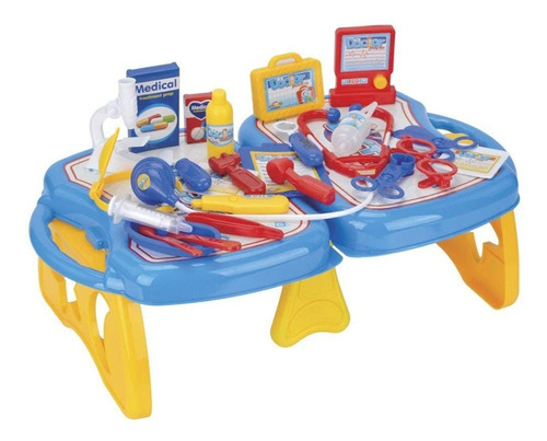 Kit Medico Infantil Profissões Fenix Brinquedo Maleta Doutor