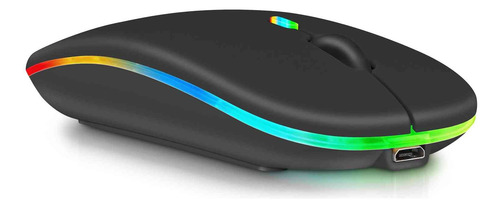 Raton 2.4 Ghz Bluetooth Mouse Led Inalambrico Recargable Msi
