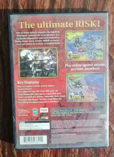 Juego De Playstation 2 Risk Global Domination Original (Usado)