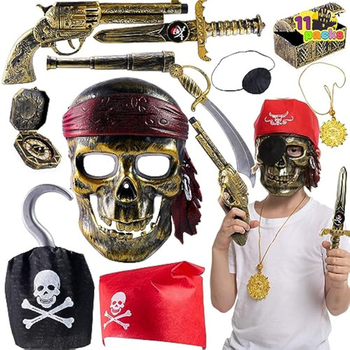 Joyin 10 Accesorios De Disfraz De Pirata De