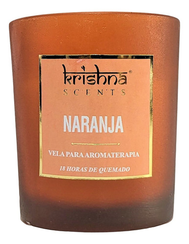 Vela Aromaterapia Naranja 18hrs - Krishna