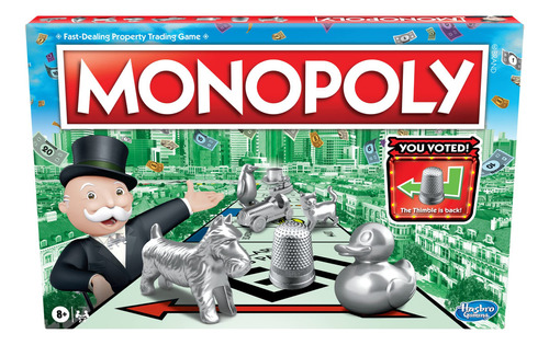 Monopoly Juego, Juegos De Mesa Familiares Para 2 A 6 Jugado