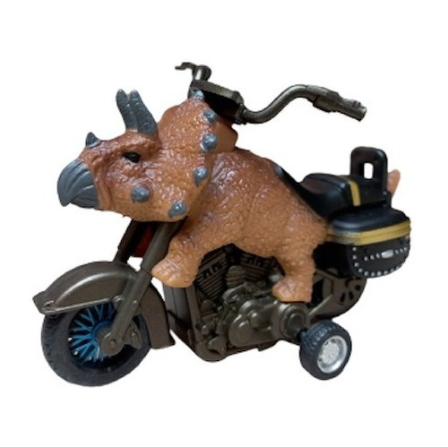 Imagen 6 de 9 de Moto Dinosaurio Rex Triceratops Auto Dino Juguete Niño
