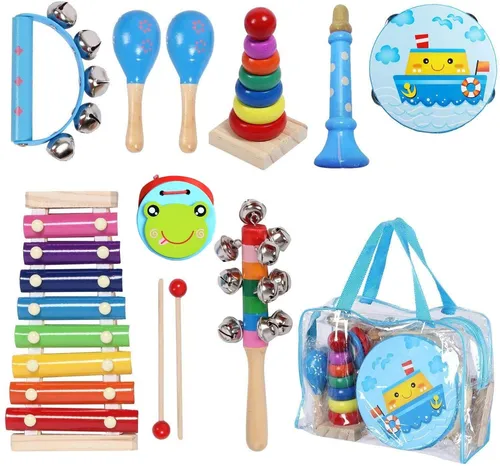 comprar Instrumentos Musicales Percusión De Madera Para Niños 12pcs
