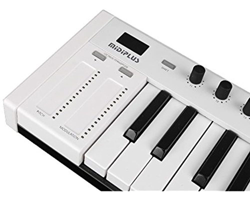 Midiplus X4 Mini Controlador De Teclado Midi Blanco