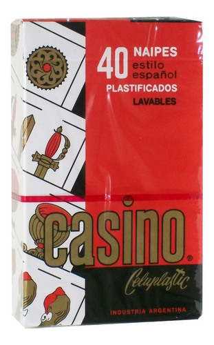 Naipe Casino Españolas 40 Naipes Plastificados