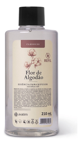 Essência Para Difusor Flor De Algodão 210 Ml