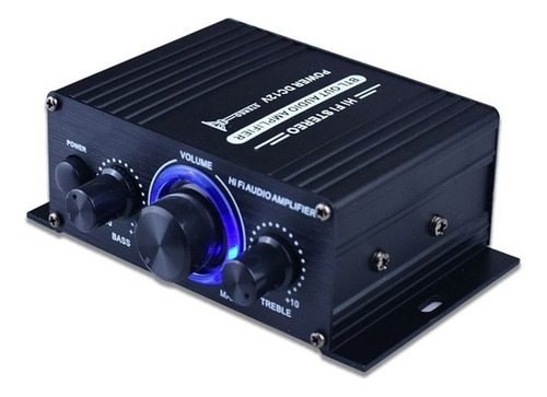 . Receptor De Audio Amplificado Ak170 De 12 V.