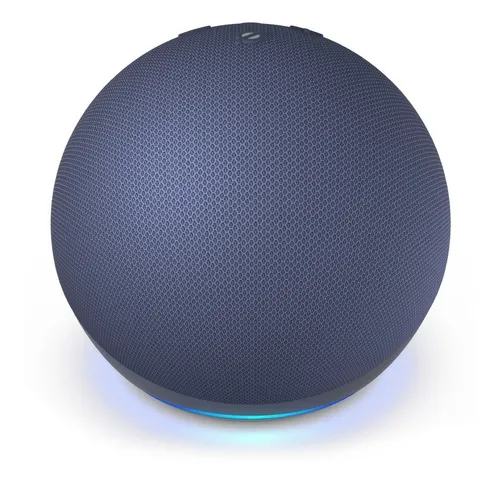 Amazon Echo Dot 5th Gen con asistente virtual Alexa deep sea blue
