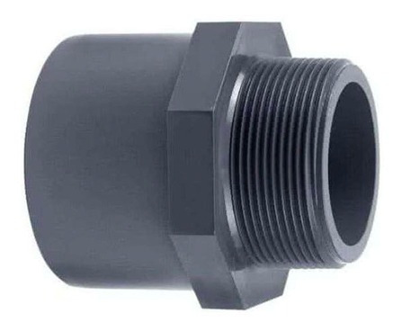 Adaptador Macho De Pvc Af Astm Sch40  2 1/2  Uniteca