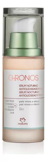 Natura Chronos Serum Nocturno Antioleosidad Y Poros