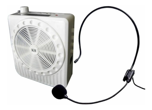 Amplificador Voz Megafone Microfone Kit Professor Bluetooth