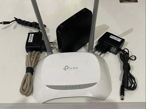 Lote Com 10 Roteadores Tp-link Wr840n E 10 Tx 6610 Testados (Usado)