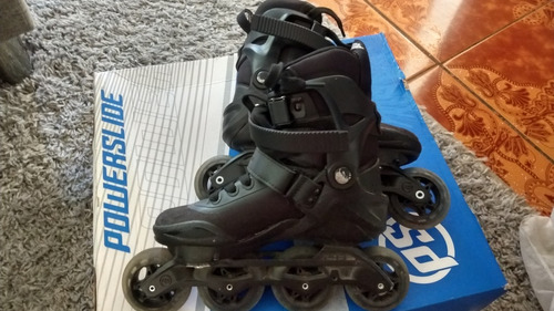 Roller Power Slide Phuzion Radon Black 80 N° 37+protecciones