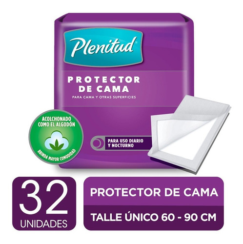 Plenitud Protector De Cama Zaleas 4 Packs X 8 Unidades