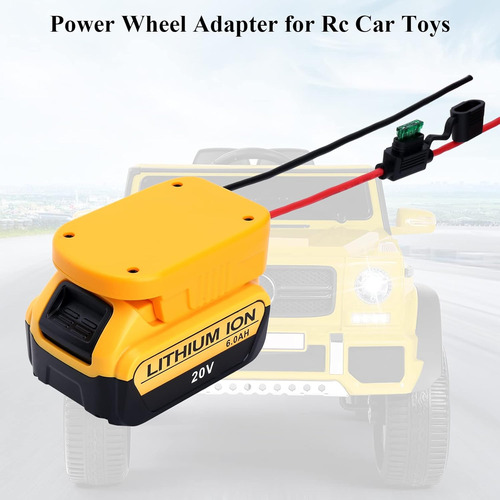 Elefly Paquete De 2 Adaptadores De Batería Power Wheels Comp