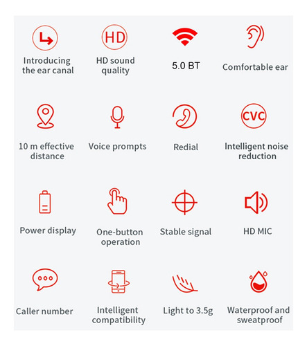 Miniaudífonos Inalámbricos Tws Bluetooth 5.0 Tws Earbuds
