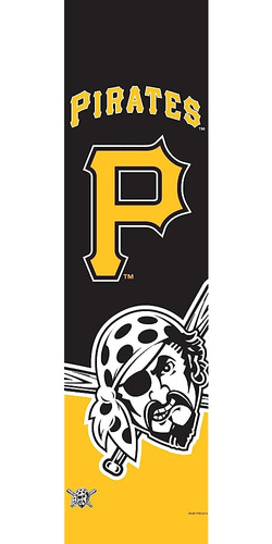 Mlb Pittsburgh Pirates Team Color And Logo Door Banner