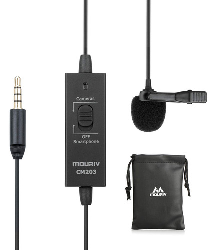 Mouriv Cm203 Microfono Lavalier Para Gopro