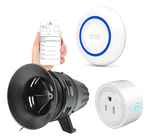 Alarma Comunitaria Inteligente Wifi 90w Tuya Smart