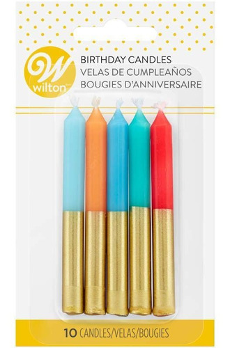 Velas Cumpleaños Con Un Toque Dorado