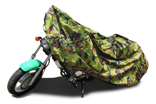 Uxcell Xxl 190t Rain Dust Cubierta De Motocicleta Camuflaje 