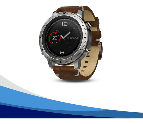 Smartwatch Garmin Fenix Chronos Malla Cuero Tienda Oficial