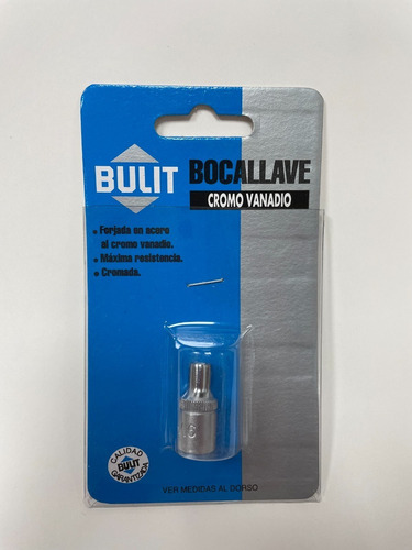 Tubo Bocallave Bulit -  1/4  - 6 Mm - Cromo Vanadio
