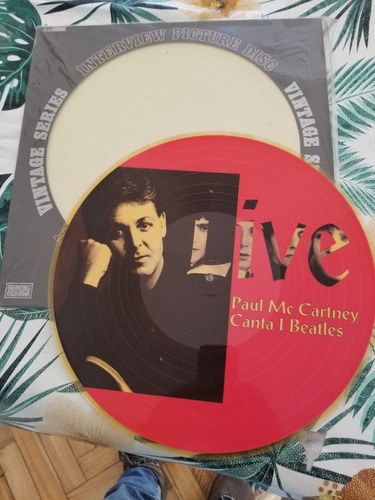 Paul Mc Cartney Picture Disc En Vivo Vinilo Beatles 