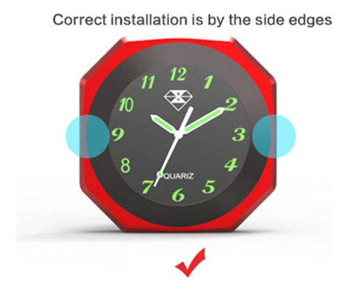 De Reloj Bicicleta Motocicleta Con Esfera Luminosa Manillar