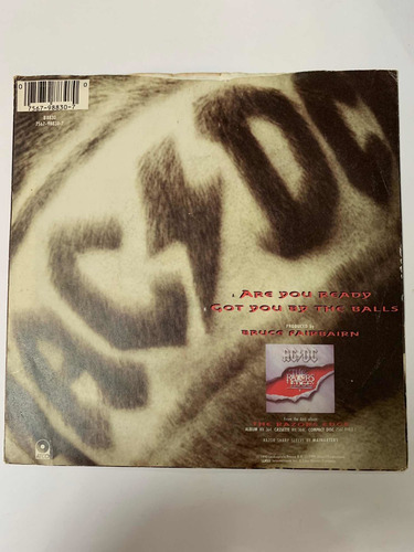 Ac Dc - Are You Ready - Lp - Vinil 7 - Single