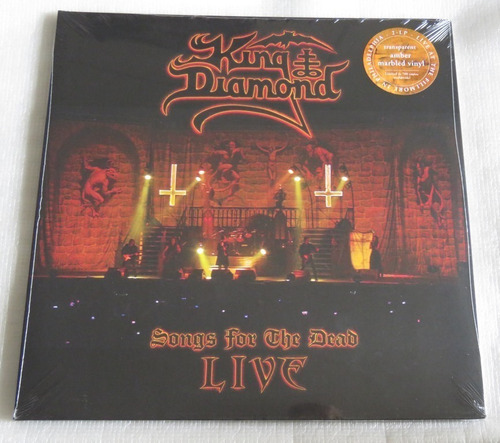 King Diamond Songs For The Dead Live 2 Lp 180 Gramas Amber