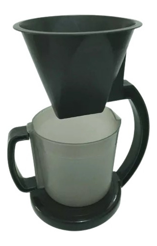 Cafeteira Manual Com Jarra Suporte Plástico Coador De Café